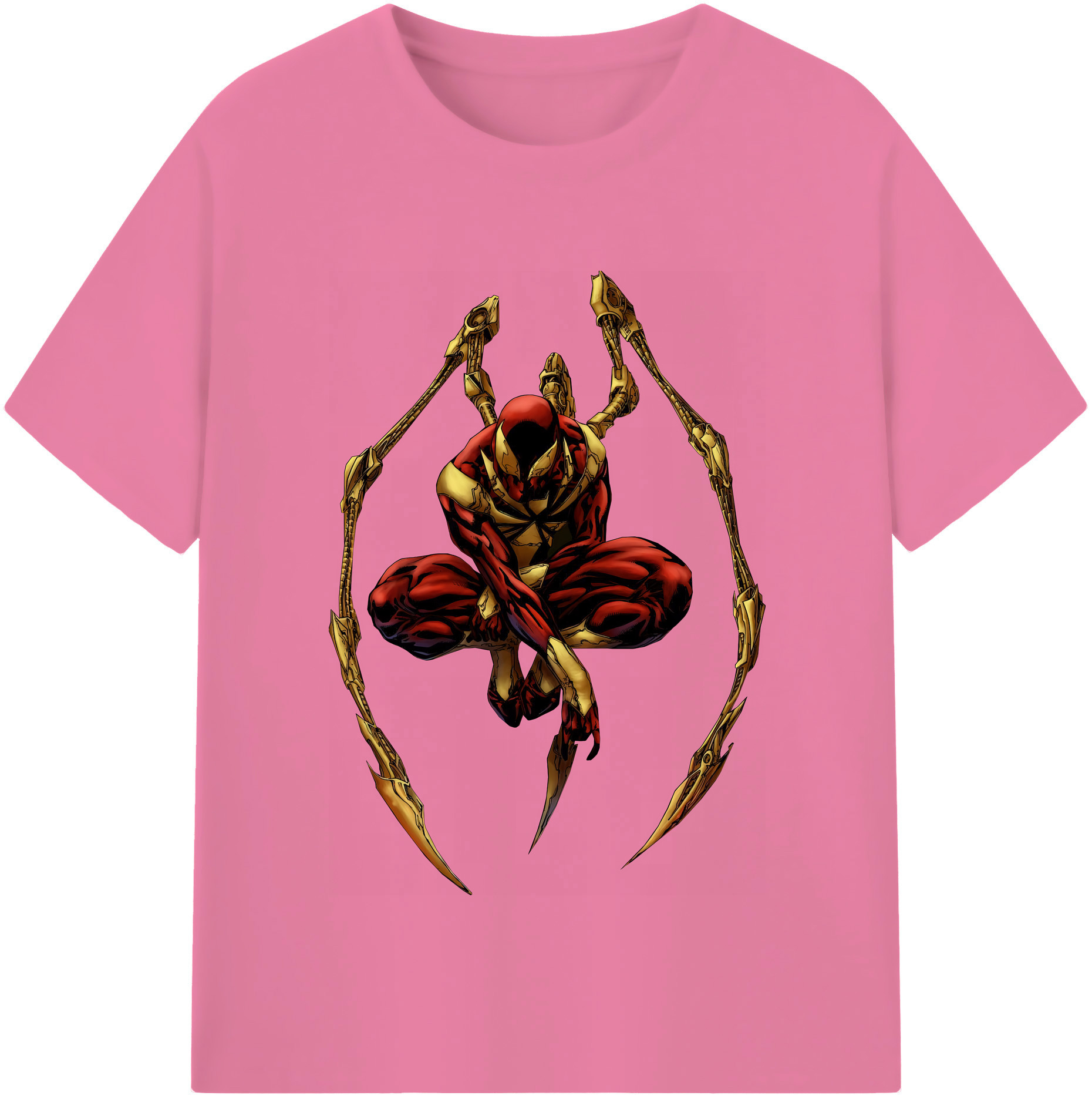 （画像用） Spider Man スパイダーマン 綿100％半袖Tシャツ（フロントプリント）